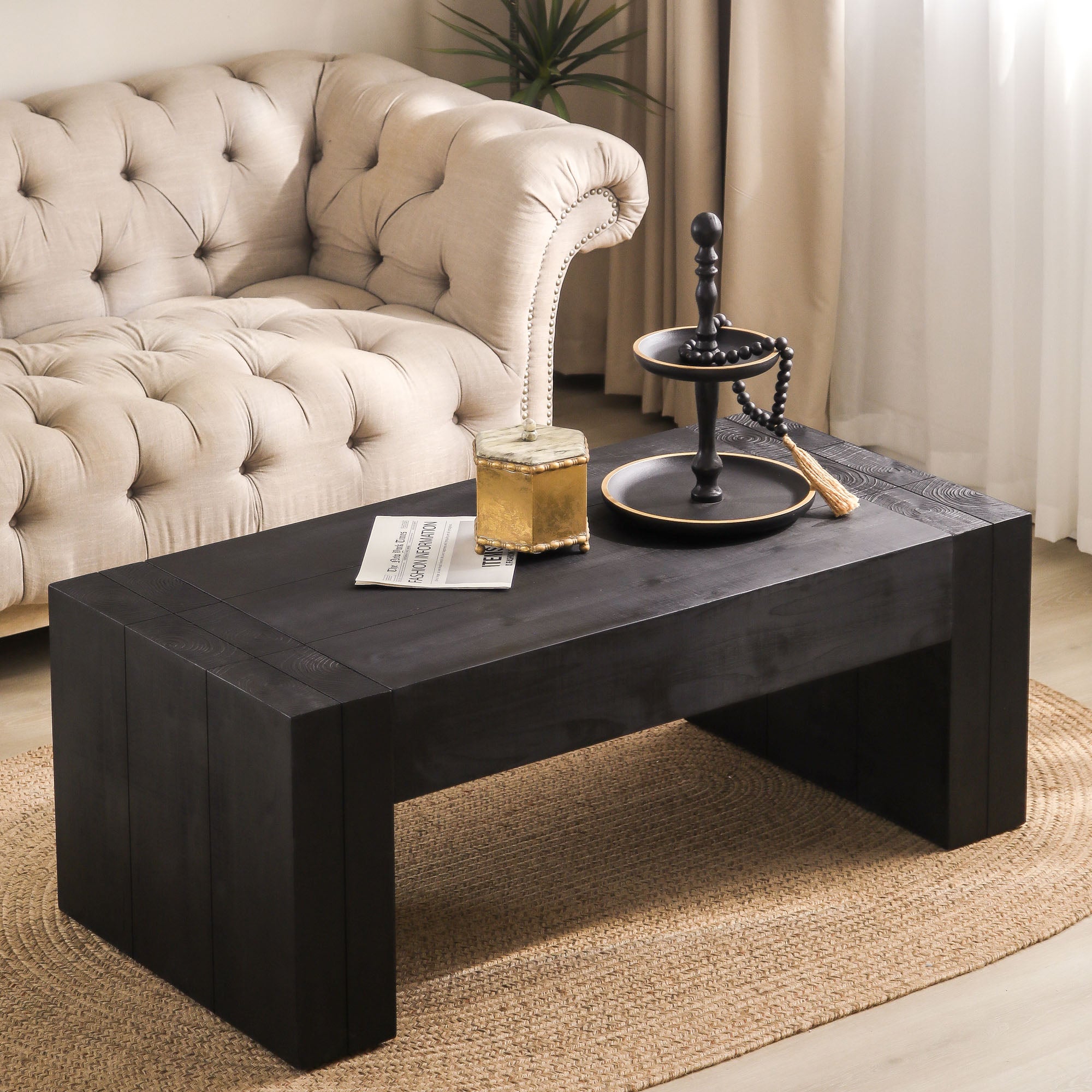Mesa de centro de madeira