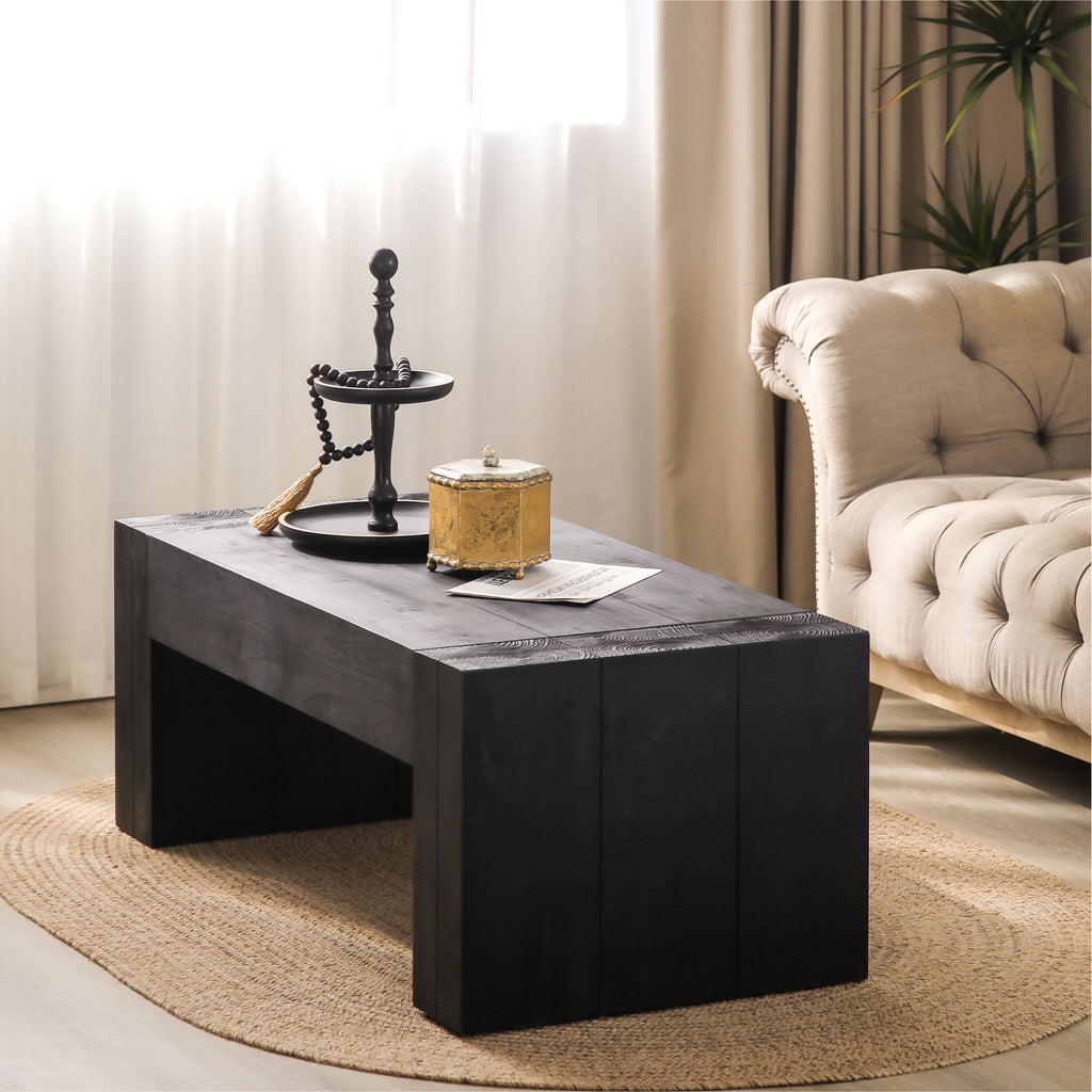 Mesa de centro de madeira