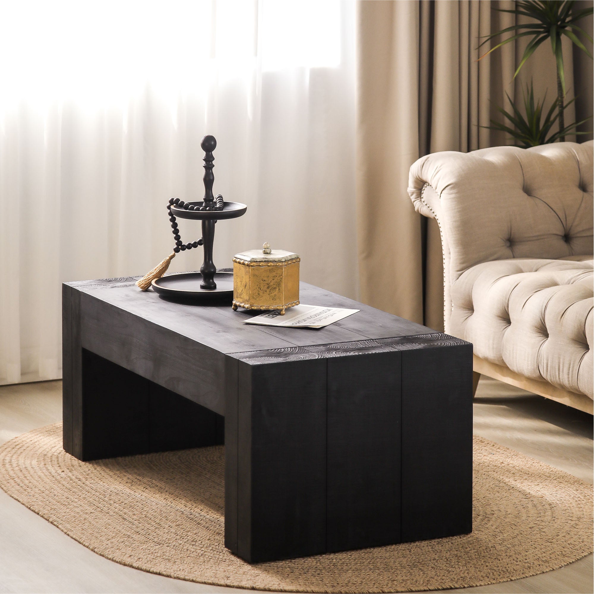 Mesa de centro de madeira