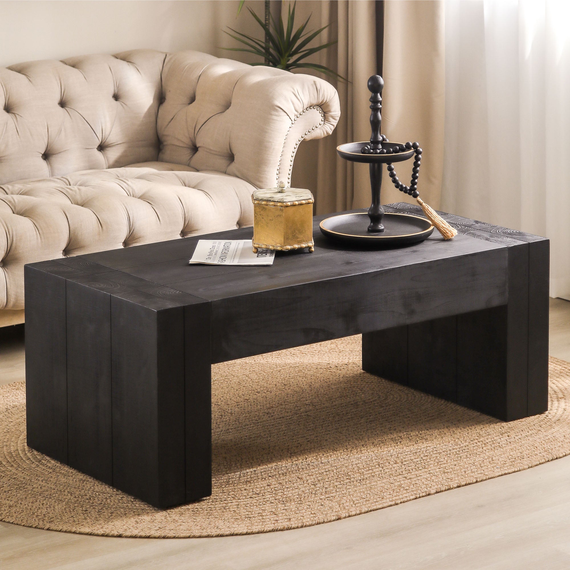 Mesa de centro de madeira