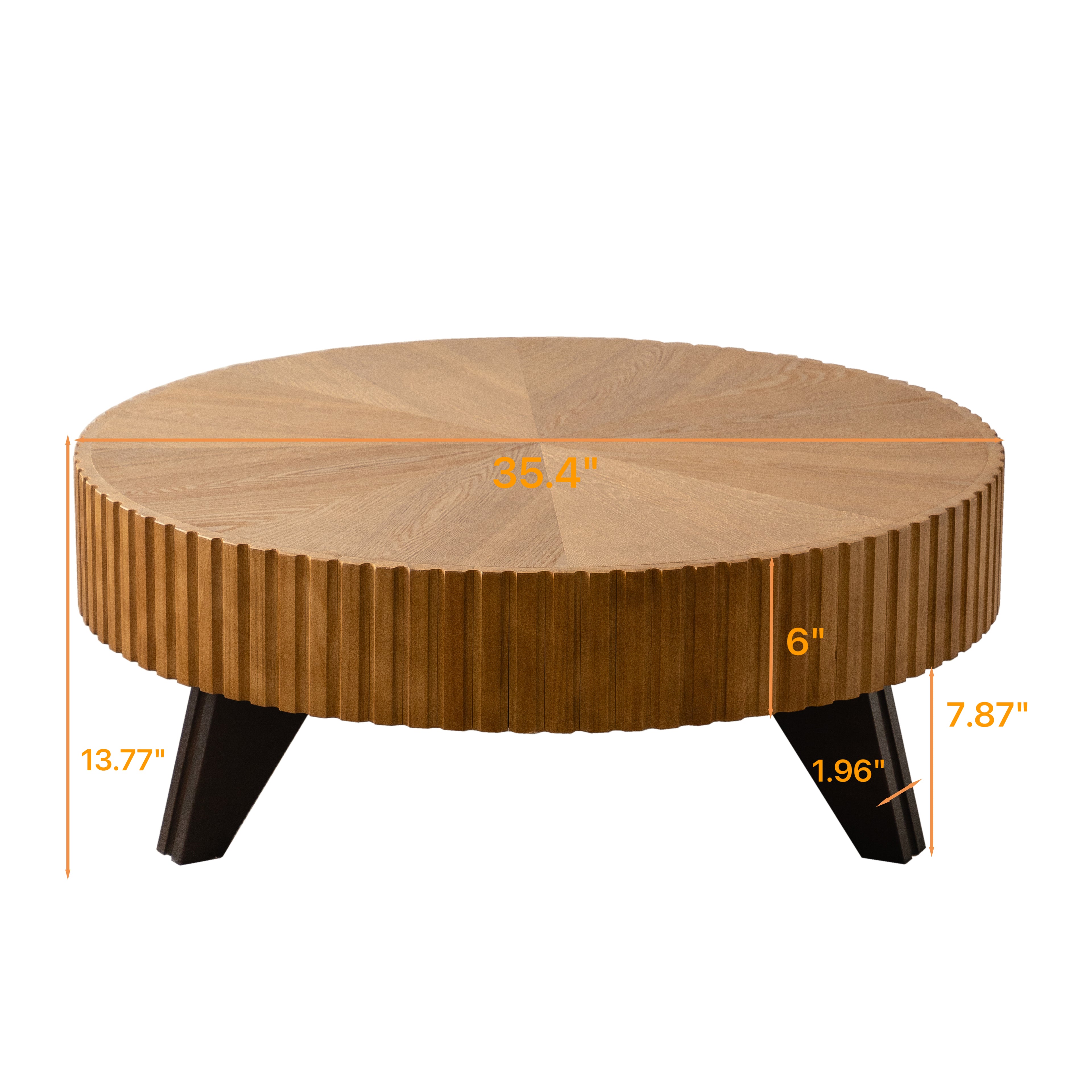 Mesa De Centro Retrô Redonda
